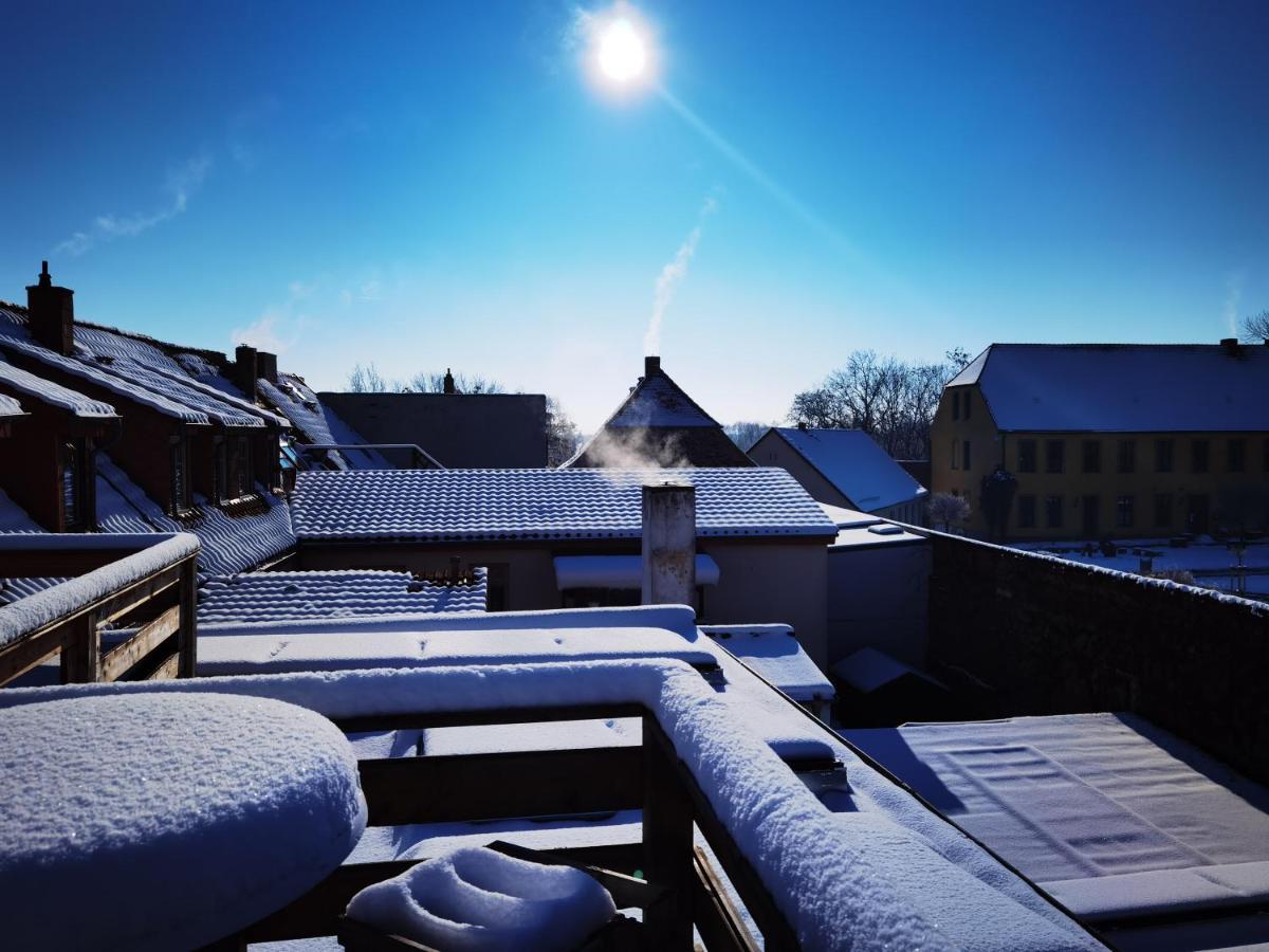 Gemuetliche Dachwohnung Mit Kleiner Oder Grosser Dachterrasse Nebeneinander Wolmirstedt Eksteriør bilde