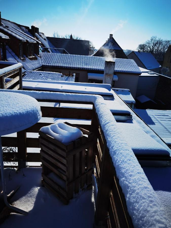 Gemuetliche Dachwohnung Mit Kleiner Oder Grosser Dachterrasse Nebeneinander Wolmirstedt Eksteriør bilde