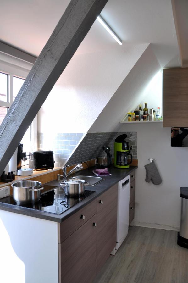 Gemuetliche Dachwohnung Mit Kleiner Oder Grosser Dachterrasse Nebeneinander Wolmirstedt Eksteriør bilde