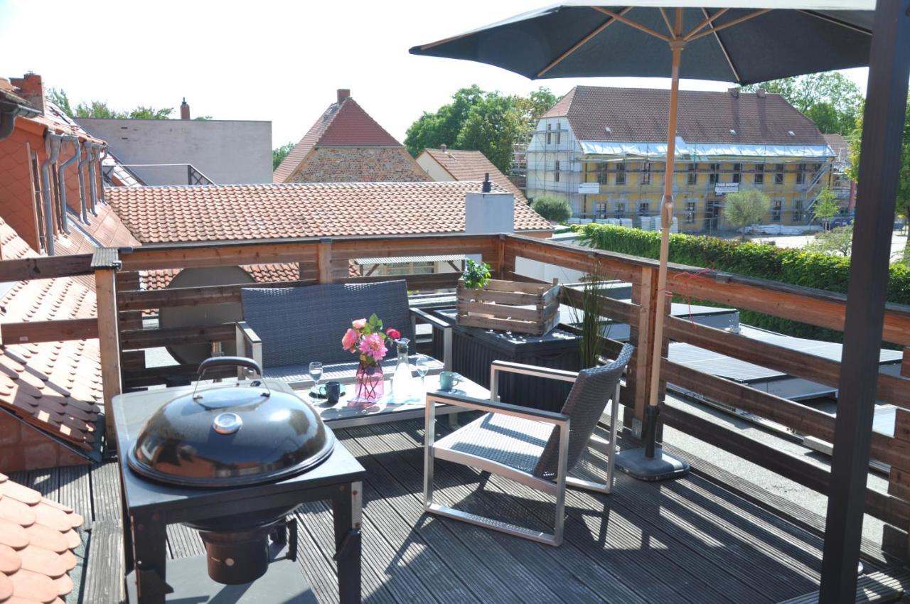 Gemuetliche Dachwohnung Mit Kleiner Oder Grosser Dachterrasse Nebeneinander Wolmirstedt Eksteriør bilde